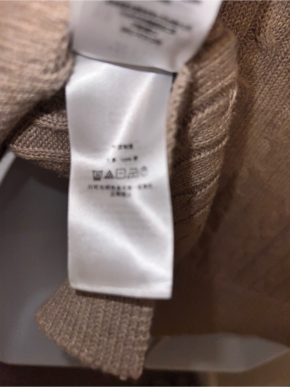 Ralph Lauren Classic Cable-Knit Crewneck Sweater in Taupe - Picture 7 of 8